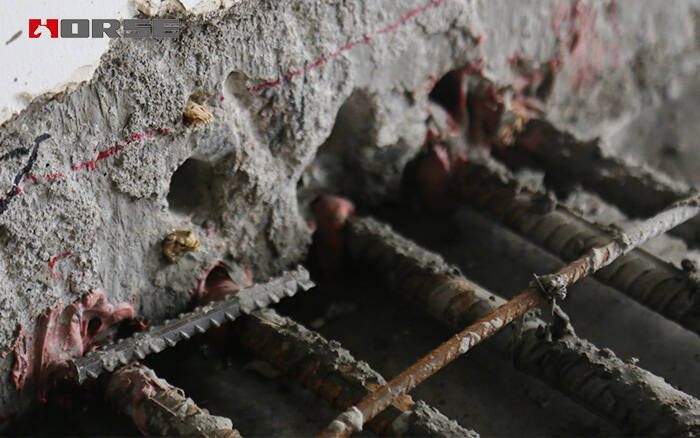 Steel rebar planting Steel rebar planting