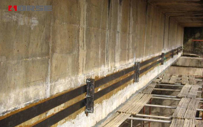 Prestressed CFRP laminate for reinforced bridge