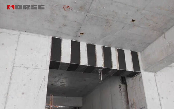 Carbon wrapping for beams Carbon wrapping for beams