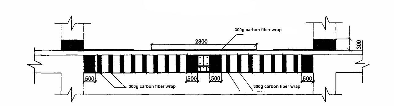 CFRP wrap beam