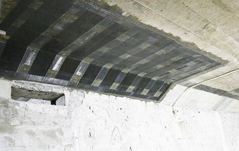 carbon fiber strengthening tunnel