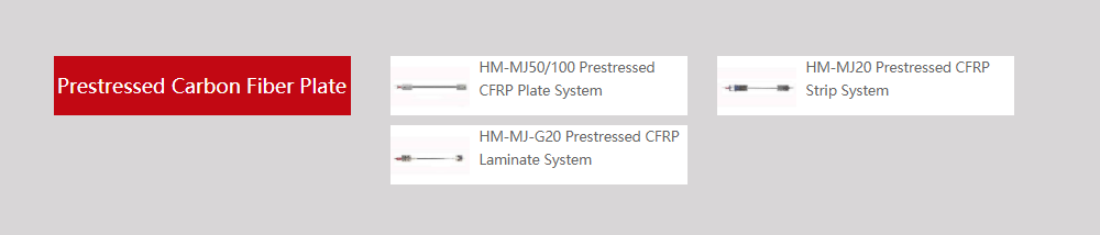 Prestressed CFRP laminate system