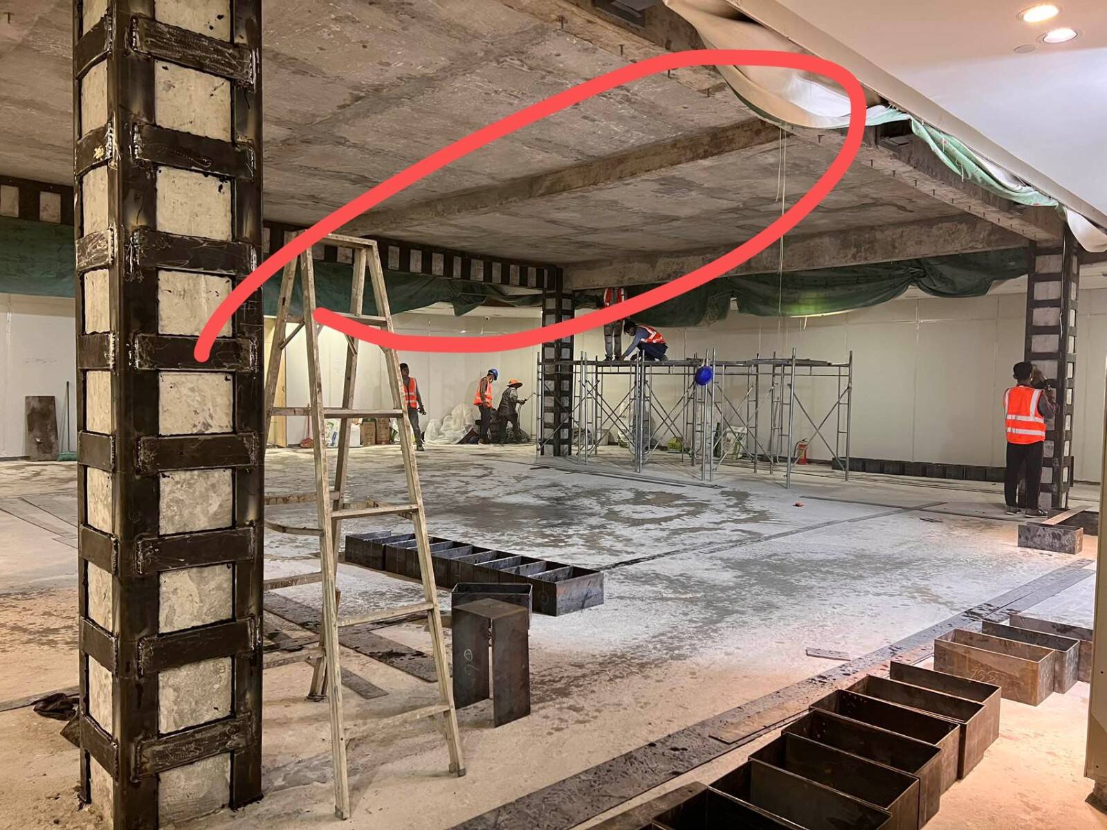 column repair with steel jacketing adhesive column repair with steel jacketing adhesive