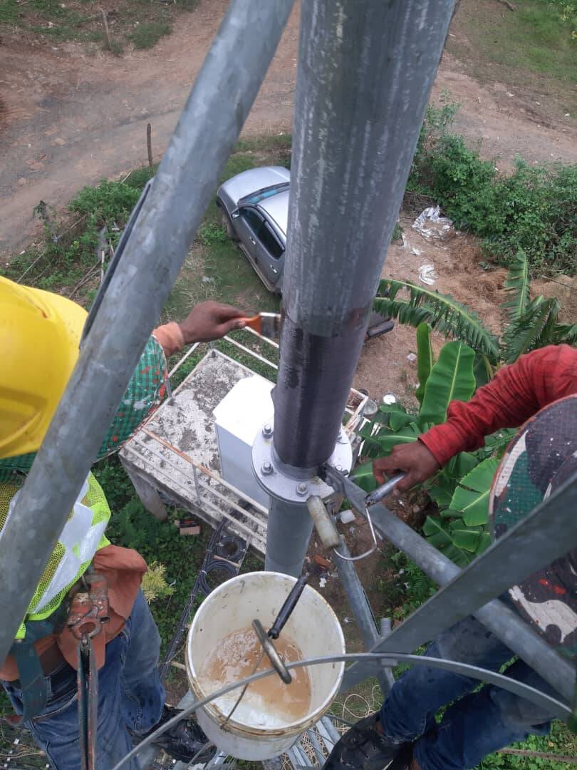 Steel Telecom Tower Repair using Carbon FRP Steel Telecom Tower Repair using Carbon FRP