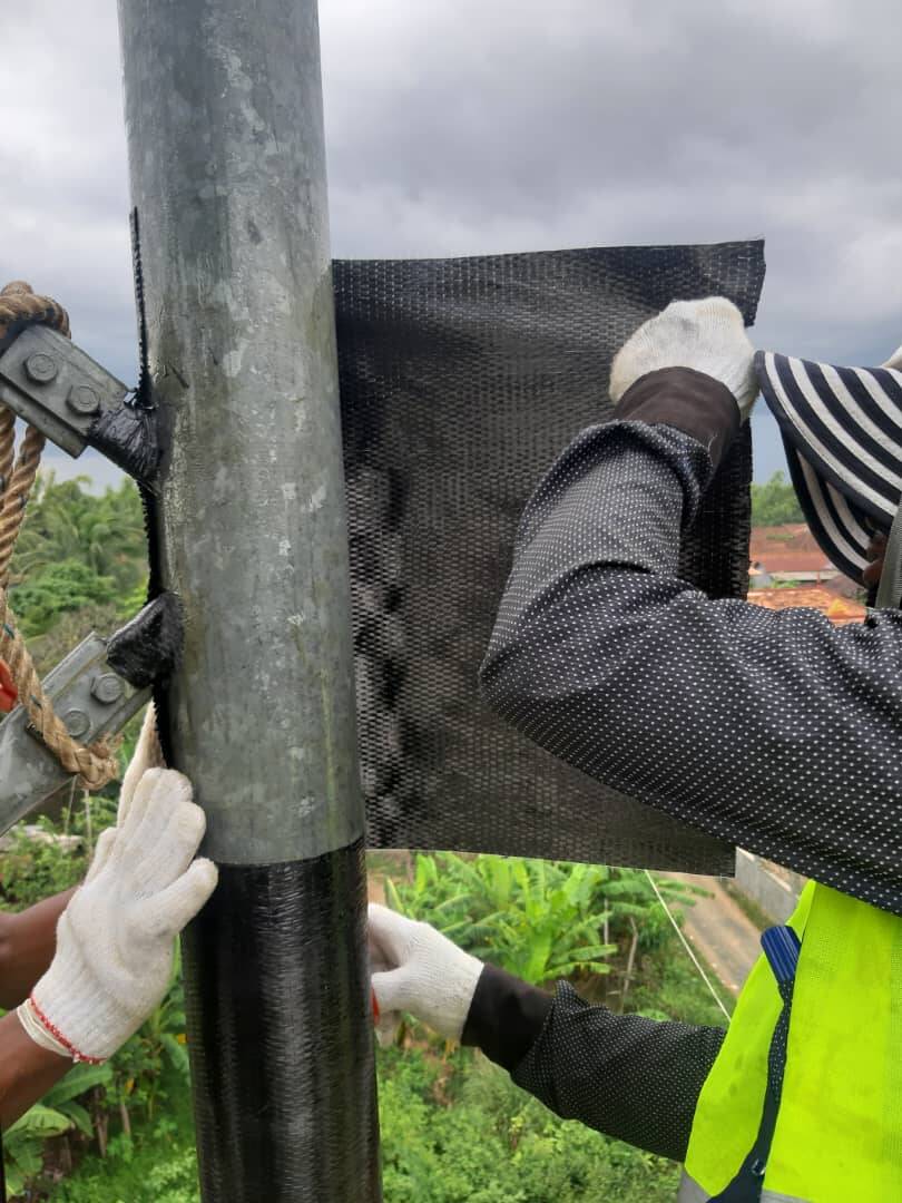 Steel Telecom Tower Repair using Carbon FRP Steel Telecom Tower Repair using Carbon FRP