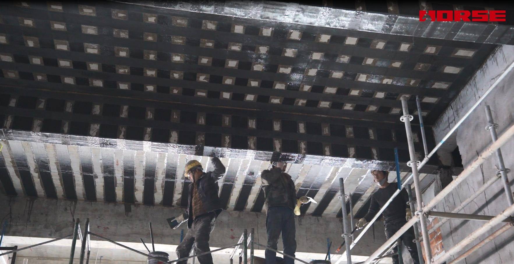 Carbon Fiber Reinforced Four-Story Concrete Railway Station