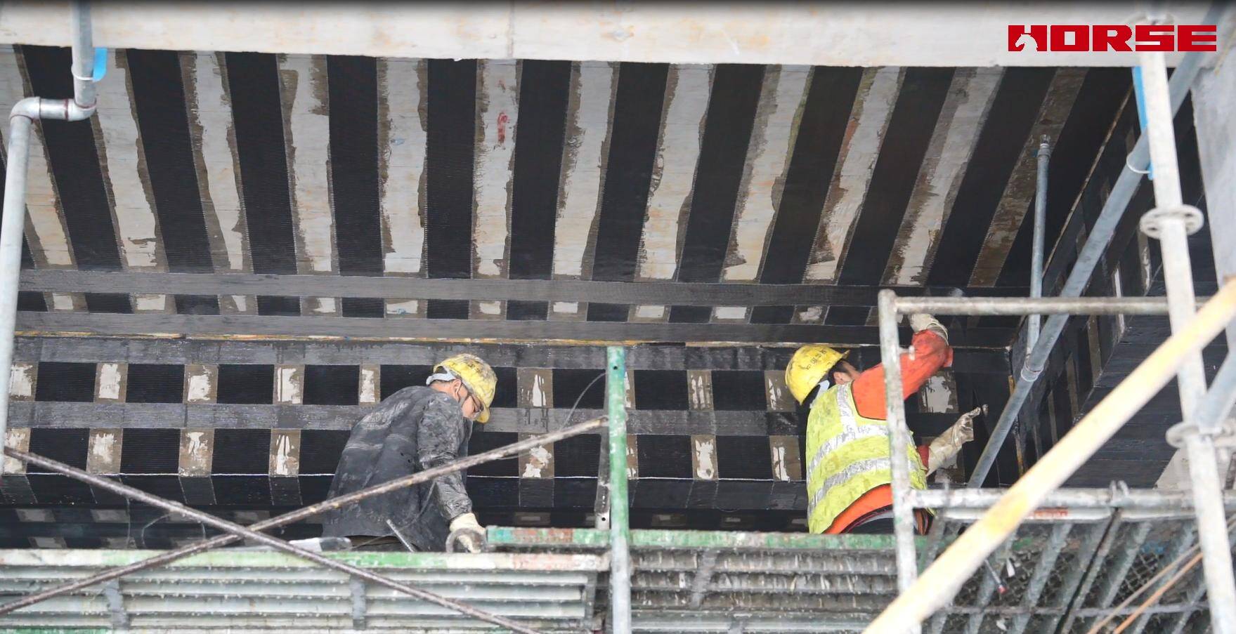 Carbon Fiber Reinforced Four-Story Concrete Railway Station
