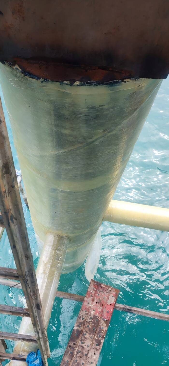 FRP Composite Strengthening Port Terminal in Indonesia