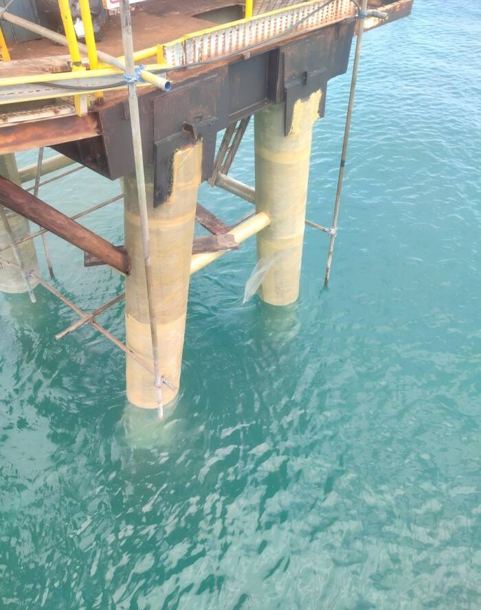 FRP Composite Strengthening Port Terminal in Indonesia