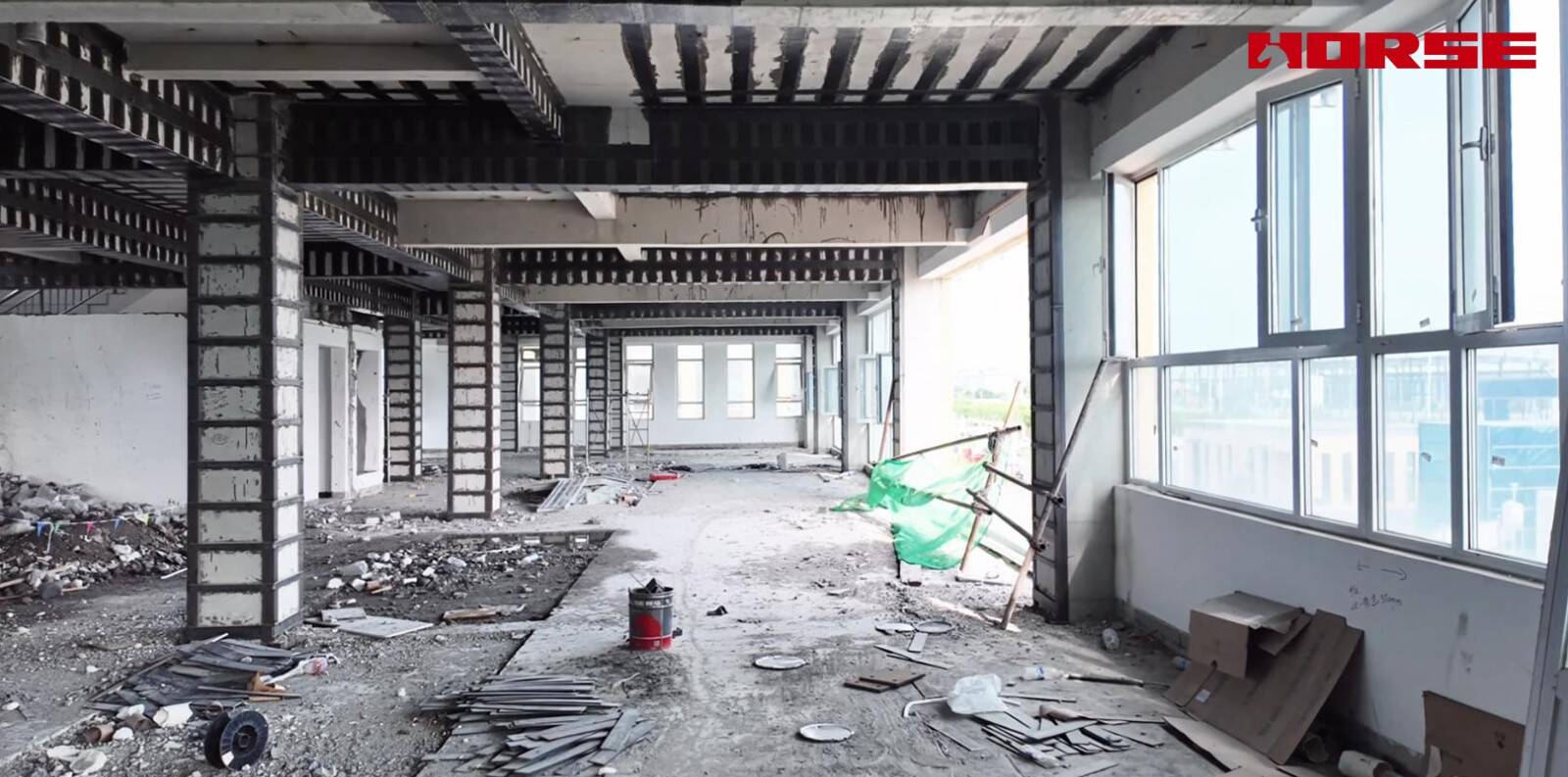 Structural Retrofit for Commercial-to-Senior-Care Conversion -- Carbon Fiber & Steel Jacketing