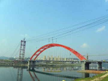 FRP retrofitting of bridges:Mianyang three bridge