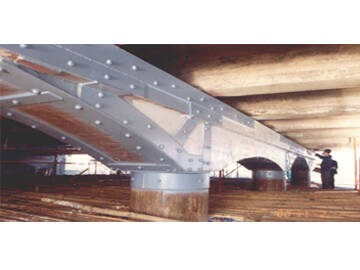 Renmin bridge maintenance reinforcement - bonded steel plate technology