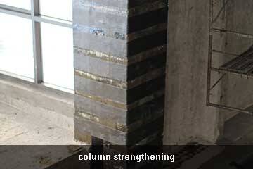 unidirectional carbon fiber wrap application