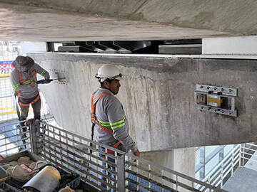 Mexico Agent Tensioned Prestressed Carbon Fiber Lmainate On Bridge